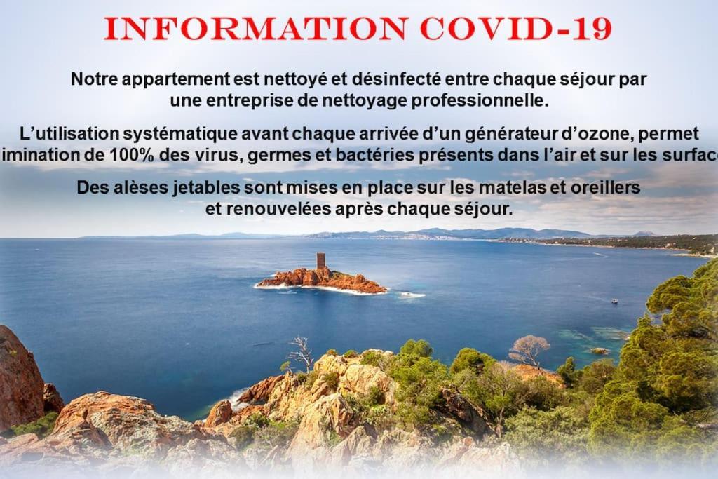 Port-Frejus, Le Paladien, Appartement 2 Pieces Climatise, Terrasse & Parking Екстериор снимка