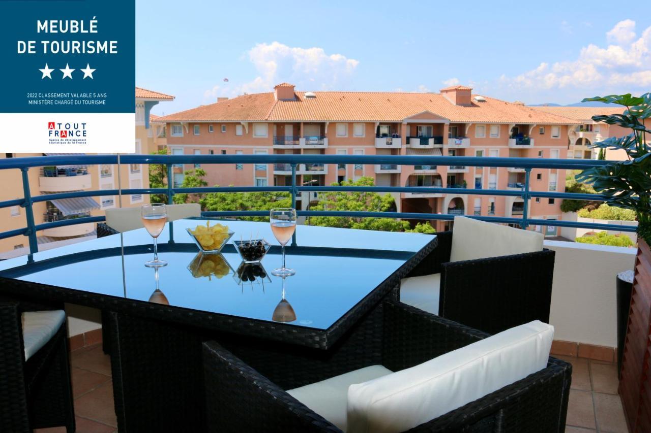 Port-Frejus, Le Paladien, Appartement 2 Pieces Climatise, Terrasse & Parking Екстериор снимка